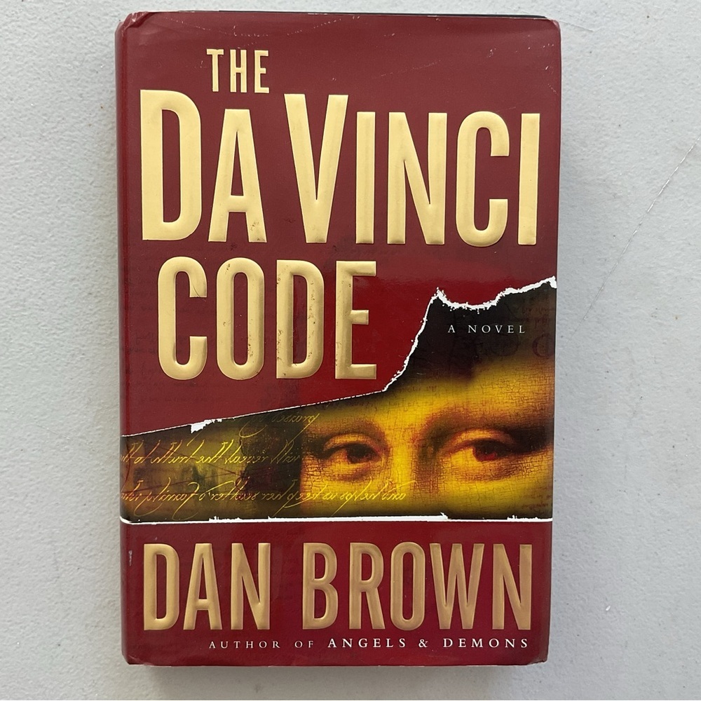 The Da Vinci Code by Dan Brown Hardcover Book